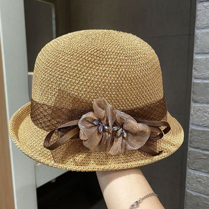 Foldable High-Top Summer Hat for Women