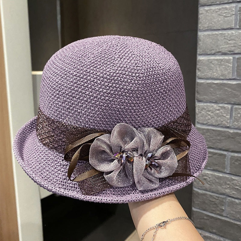 Foldable High-Top Summer Hat for Women