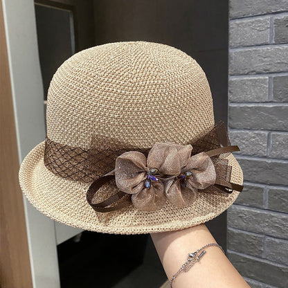 Foldable High-Top Summer Hat for Women