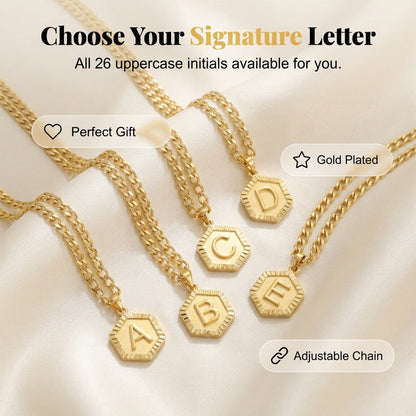 Gold Initial Anklet with Figaro Chain – Personalized letter, tarnish-resistant & adjustable length 👣