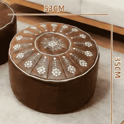 🏡High-end luxury-quality leather Versatile Round Storage Seat