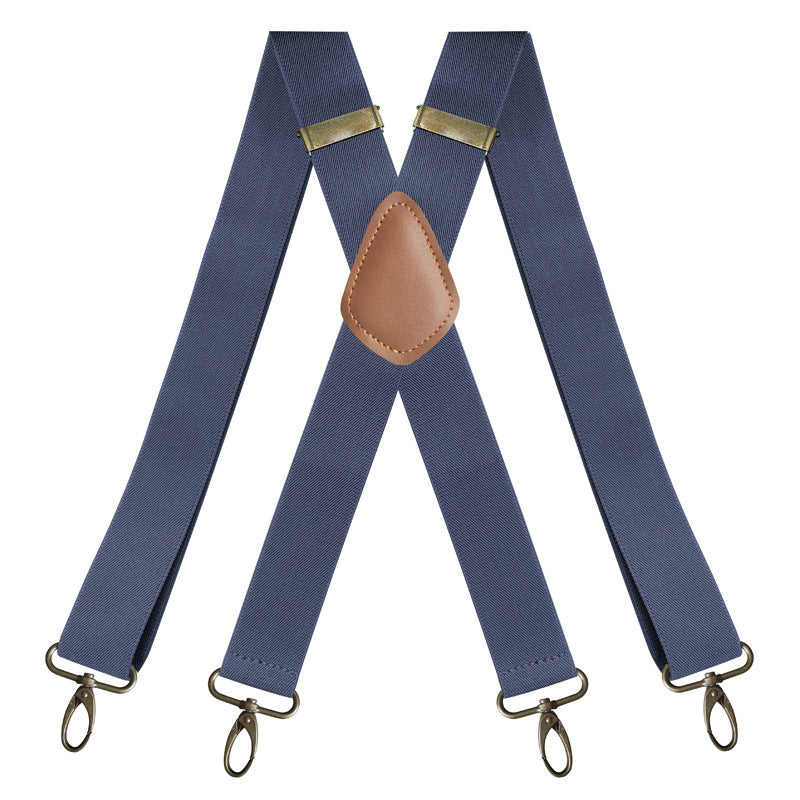 🧵👖🌀Universal X-Shaped High-Elastic Suspenders – Stretchy & Breathable, No More Sagging Pants, Perfect for Work, Leisure, or Active Days 🏃‍♂️💨