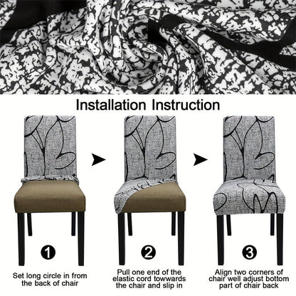 🪑 Buy One Get One Free – Stretch Dining Chair Covers. Non-Slip & Wrinkle-Free.