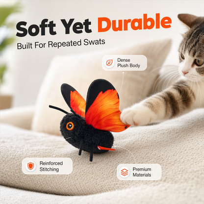 🐱😺Smart Sensing Flapping Butterfly Toy Interactive Cat🐾