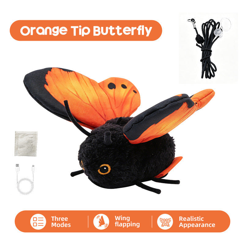 🐱😺Smart Sensing Flapping Butterfly Toy Interactive Cat🐾