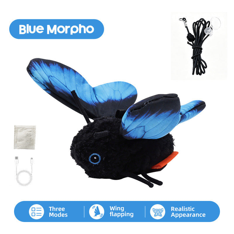 🐱😺Smart Sensing Flapping Butterfly Toy Interactive Cat🐾