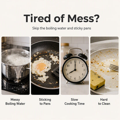 Fast Microwave 2-Well Egg Cooker