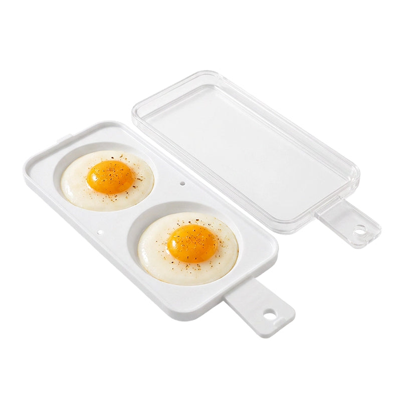Fast Microwave 2-Well Egg Cooker