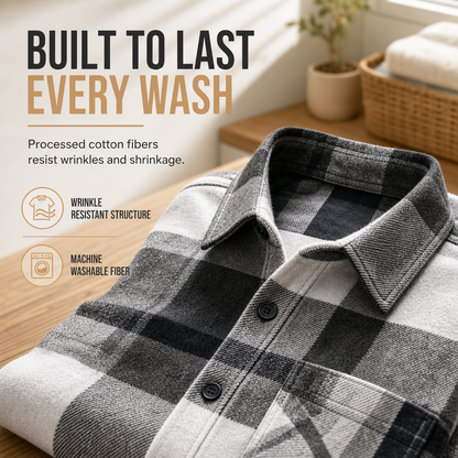 🖤Black Friday Sale:50% OFF🖤 🍁Men's Casual Plaid Flannel Shirt