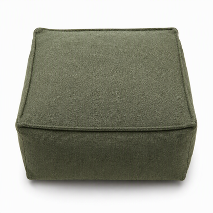 🛋️🧶 Boho Storage Ottoman Pouf Cover – fill with clothes & blankets, supports 220 lbs, washable canvas. Tidy & cosy! 🏠✅